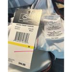 CLEARANCE Tankini Med NWT Cross Front Zebra Ruched w/ Ties Beach Pool Lake Vacay Black Photo 6