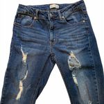 Altar'd State Altar’d State Dark Wash Distressed Skinny Jean Photo 4