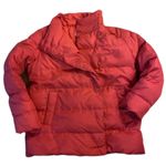 J.Jill Chloe cozy down puffer coat with funnel neck coral jacket size XS Photo 4
