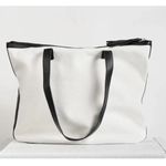 Walter Baker NWT Carly Bag, Canvas Vegan Leather Tote, New w/Tag Retail $198 Photo 3