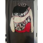 Sunterra Petite‎ Geometric Abstract Windbreaker, Women's Medium Jacket, Vintage White Size undefined Photo 1