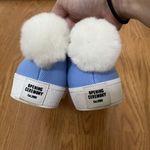 Opening Ceremony  Blue Bobby Sock Pom Pom Sneakers slip-on knit shoes EU 38 Photo 7