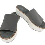 JSlides J/Slides Platform Sandals Slides 8 Gray White Photo 0