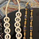 Set of 3 vintage necklaces Yellow Photo 3