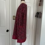 Cut loose floral 3/4 sleeve tunic dress Pink Size L Photo 15