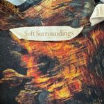 Soft Surroundings  Floral Sleeveless Button Down Shirt‎ Size Petite Small Photo 1