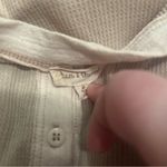 Hem & Thread Women’s  Henley Tan Cream Size Medium Photo 1