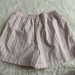 SKIMS  Small Pale Pink Pencil Stripe Cotton Poplin Shorts NWT Cotton Clean Core Photo 1