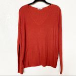 BP . V-Neck Pullover Sweater Red Ochre Size Small Photo 1