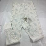JC Penny Vintage Medium discolored tear floral thermal pants Photo 1