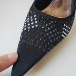 Vizzano Pointed Toe Y2K Heel Womens Shoes Sz 36 Witchy Vampy Rhinestone Glam Black Photo 11