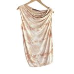 Enza Costa One Shoulder Tie Dye Jersey Dress Tan Photo 2