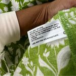 Ava & Viv  Linen Blend Floral Print V Neck Short Sleeve‎ Top Plus Photo 9