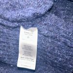 Everlane Blue Cardigan Sweater Cropped Pockets Size Medium Ribbed Chunky Photo 4