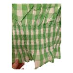 Urban Outfitters  Green Gingham Smocked Crop Top M Cottagecore Coquette Style Photo 3