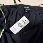 EXPRESS Black Tropical Floral Tiered Maxi Dress Tie Straps Size XS Pockets Photo 12