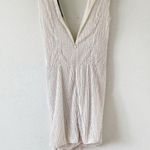 Peace + Love Sequin Wrap Drape Mini Dress in White Size 4 Photo 8