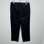 J.Crew Factory Kallie Pant Black Velvet Straight Leg Size 8 Brand New w/ Tags Photo 3