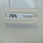 ZARA  Striped Lightweight Boxy Sweater Black Ivory Photo 2