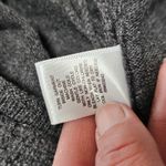 New York & Company Gray Knit Sweater Dress Cowl Neck Fringe Size S Photo 7