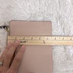 Michael Kors Large Zip Clutch Wristlet Bag Pink Leather Wallet Purse Photo 6
