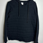 Zyia Women’s  Active Size XL Black‎ Quilted Hoodie Sweatshirt Photo 0