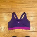 Nike  Dri-Fit Size Medium Purple Athletic Sports bra Photo 4