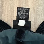 Eileen Fisher  Green Velvet Pull On Crop Pants Women’s Size Medium Photo 2