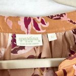 Spartina 449  Cora Silk Blouse Linden Size Large NWT Vintage Thistle Bran Photo 5