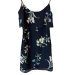 Joie  Silk Dress Cape Layer Scoop Neck Sheath Sleeveless Floral Black XXS EUC Photo 4