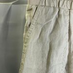 Company Ellen Tracy Linen Blend Skort Beige Drawstring Waist Lined Size S Tan Photo 2