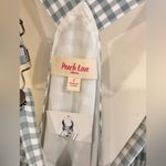 Peach Love California NWT Peach‎ Love California Gingham Jumper Overall pocketed Dress Large Photo 2