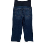 Old Navy Maternity Full Panel Wide-Leg Jeans Dark Wash Size 16 Short Photo 3