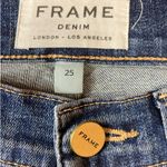 frame denim Jeans Womens 25 Distressed Sunset Grove Blue Ripped Le Skinny Cotton Photo 4