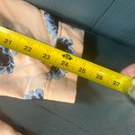 Loft Light Pink and Blue Floral V-Neck Blouse | Women’s Size XL Photo 7