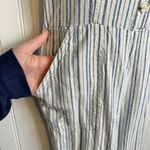Old Navy linen blend cami jumpsuit striped size small C2 Photo 3