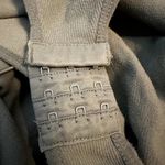 Madrag Bodysuit Ribbed Spaghetti Strap Scoop Hook & Eye Olive Green M/L Size L Photo 1