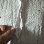 Rails Taylor Embroidered Mini Hearts Seersucker Shirt Photo 10