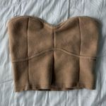 Princess Polly  Strapless Top Beige Photo 0