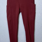prAna  Layna Legging Size Small Maroon Yoga Pants Photo 1