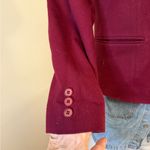 Pendleton  VTG Blazer Sz 4 Maroon Virgin Wool Made in USA Photo 5
