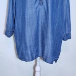 Velvet Heart Chambray Mini Shirt Dress Size Large Chambray Mini Dress Photo 3