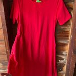 Zenana Outfitters Premium Red Stretchy MIDI Flowey Dress Photo 0