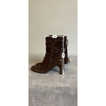 Bisou Bisou Women's  Brown Suede Ankle Boots Size 7.5 Photo 6