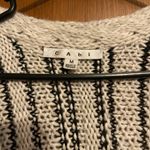 CAbi  Loose Cable Knit One Button Woman’s Sweater Size Medium Photo 2