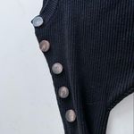 ZARA black knit ribbed bat sleeve sweater size Small Photo 9