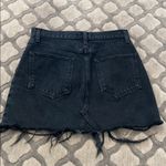 AGOLDE  Black Denim Skirt Photo 9