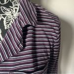 Marine layer  Long Sleeve Striped Top soft medium collared polo Photo 6