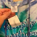 Simply Southern Large  tie dye hoodie NWT Photo 2