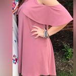 Alya Pink Ruffled Tiered Asymmetrical Sundress Photo 0